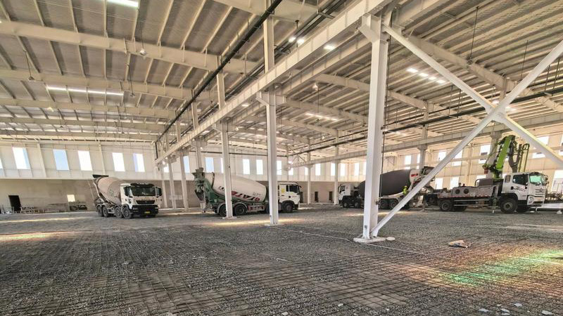 廠房內整體澆筑類地坪