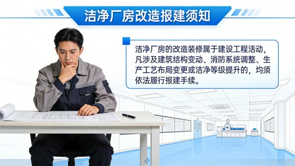 潔凈廠房的改造裝修是否也需要報建？
