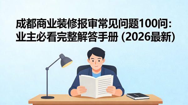 成都商業(yè)裝修報審常見問題100問：業(yè)主必看完整解答手冊（2026最新）